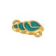 Connecteur en Zamak Émaillé Coquillage 16 x 11 mm