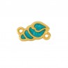 24K Gold Plated/ Pearl Turquoise