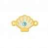24K Gold Plated/ Ivory/  Light Blue/ Black
