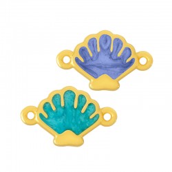Coque de Connecteur en Zamak Émaillé 18 x 12 mm