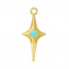 Oro 24K/0,12 µm/Turquesa