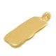 Colgante de Metal Zamak Flor Esmaltado 9x18mm