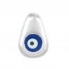 999° Silver Antique Plated/ Cobalt Blue/ White/ Black