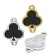 Conector de Zamak Esmaltado con Naipes «Suerte» 13 x 14 mm