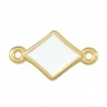 24K Gold Plated/ White