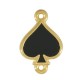 Connecteur en Zamak Émaillé Carte « Espoir » 13 x 14 mm