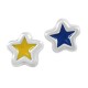 Curseur en Zamak Émaillé Star 7 mm Ø2.2 mm