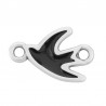 999° Silver Antique Plated/ Black