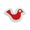 Argent antique plaqué 999° / Rouge