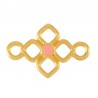 24K Gold Plated/ Salmon