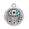 Argento 999° placcato antico/ Multicolore