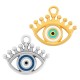 Charm en Zamak Émaillé avec œil Maléfique 20 x 17 mm