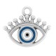 Colgante de Metal Zamak Ojo Esmaltado 20x17mm
