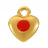 24K Gold Plated/ Fluo Red