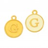 24K Gold Plated/ Ivory
