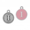 999° Silver Antique Plated/ Pink