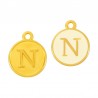 24K Gold Plated/ Ivory