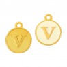 24K Gold Plated/ Ivory
