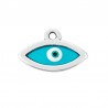 Plata Antigua 999°/Turquesa Transparente/Blanco/Turquesa/Negro