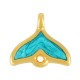 Connettore in Zama Smaltata con Coda di Sirena 9X14 mm