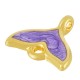 Conector de Metal Zamak Cola de Ballena Esmaltada 9x14mm