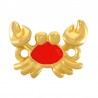 24K Gold Plated/ Fluo Red