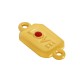 Connettore Smaltato in Zama con Targhetta Love Luck Hope 14X10 mm
