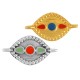 Enameled Zamak Connector Oval 18x13mm
