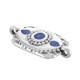 Conector de Metal Zamak Rectangular con Esmalte 12x19mm