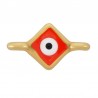 Placcato oro 24 carati/rosso fluo/bianco/nero