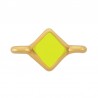 Placcato oro 24K/ Giallo fluo