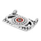 Charm Rectangulaire en Zamak Émaillé avec œil Maléfique 22 x 14 mm