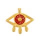 Charm en Zamak Émaillé œil Maléfique 22 x 16 mm