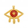 Oro 24K/Glitter Rojo