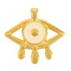 Colgante de Metal Zamak Ojo Esmaltado 22x16mm