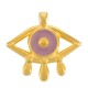 Charm en Zamak Émaillé œil Maléfique 22 x 16 mm