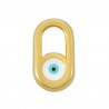 24K Gold Plated/ White/ Light Blue/ Black