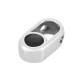Enameled Zamak Slider Oval with Circle 7x12mm Ø2.2mm