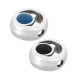 Enameled Zamak Slider Circle 10mm Ø2.2mm