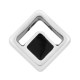 Colgante de Metal Zamak Rombo con Esmalte 12mm (Ø2,2mm)