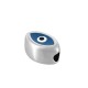 Enameled Zamak Slider Nail with Evil Eye 8x5mm Ø2.2mm