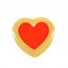 24K Gold Plated/ Fluo Red