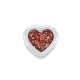 Perla in Zama Smaltata a Forma di Cuore 9 mm Ø 2.2 mm