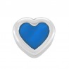 Placcato argento antico 999°/ Blu fluo