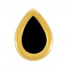 Plaqué or 24 carats/ Noir