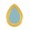 24K Gold Plated/ Sky Blue
