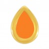 Plaqué or 24 carats/orange clair