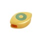 Slider in Zama Smaltata con Occhio Malvagio 13X8 mm Ø5.2X2.2 mm