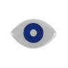 Argent 999° plaqué antique/ Bleu marine