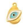 24K Gold Plated/ White/ Light Blue/ Black